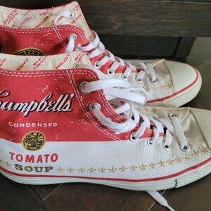 Andy Warhol Chuck Taylor hightop shoes
